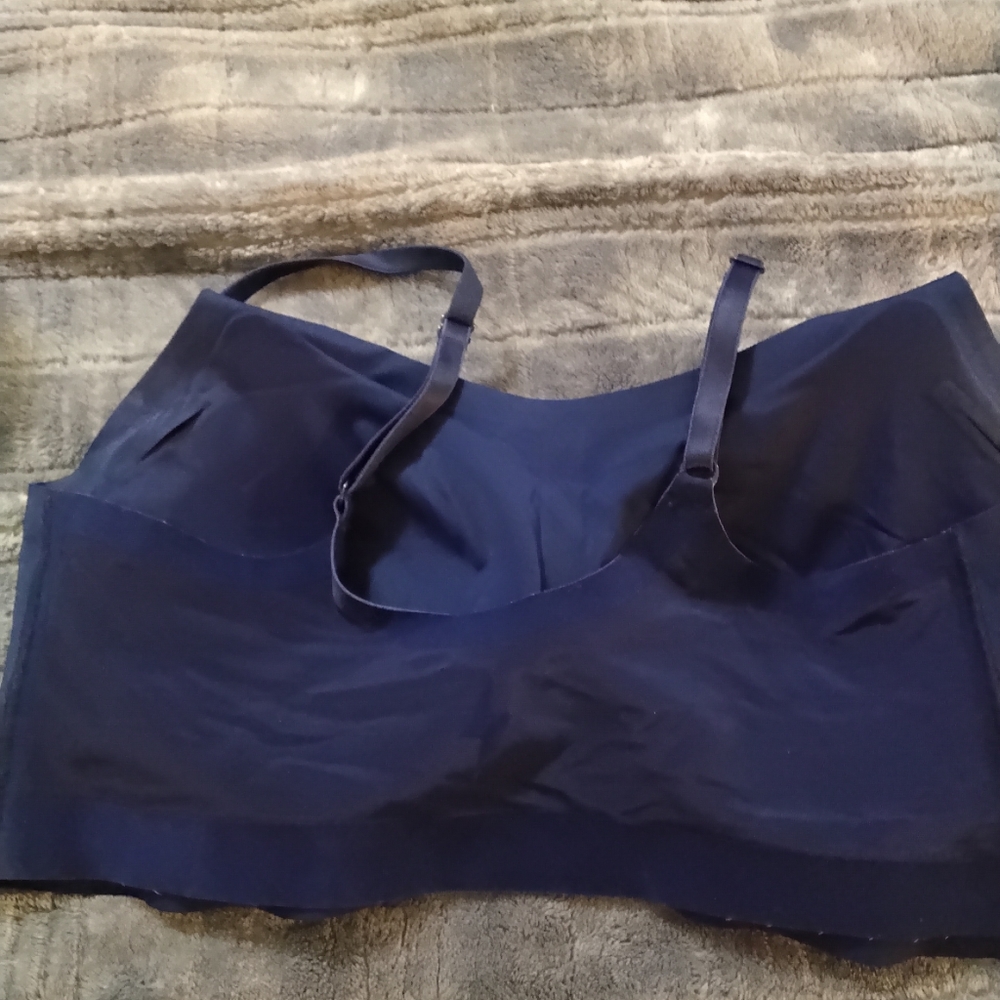 Eby Seamless Navy Blue Bralette Size XL - Picture 2 of 2